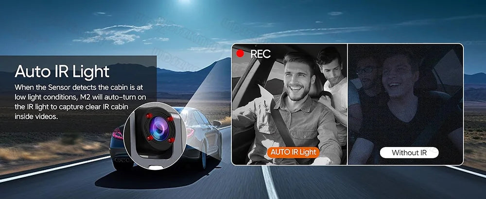 WIFI APP Control Car Dvr 3 Channel 1080P Dash Cam for Cars Front and Rear View Recorder Video Car Camera for Car Assecories