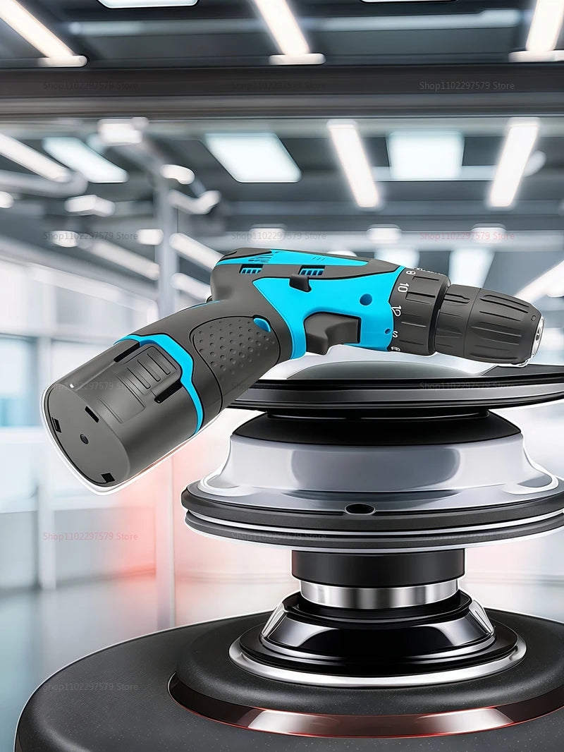 12V Electric Impact Drill with 32N Torque Wireless Cordless Power Tool Portable Multi-Function Screwdriver for Automotive