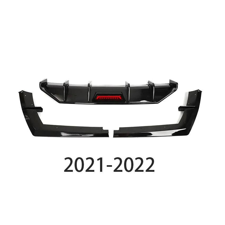 For Hyundai Elantra 2021 2023 2025 Rear Bumper Diffuser Splitter Chin Spoiler Exhaust Pipe Bodykit Car Tuning Accessories