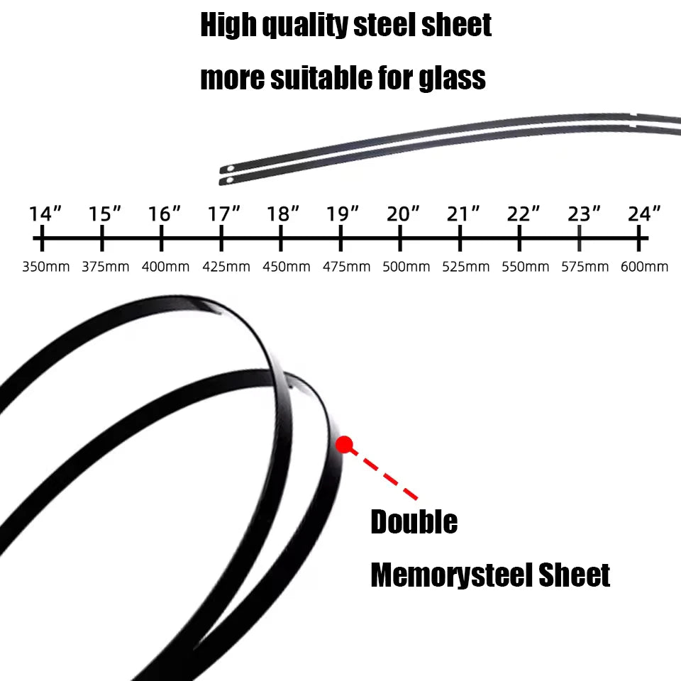 Front Wiper Blades For Honda Civic 2004-2023 2018 2019 2020 2021 2022 2017 Windscreen Windshield Window Auto Accessories 24"+19"