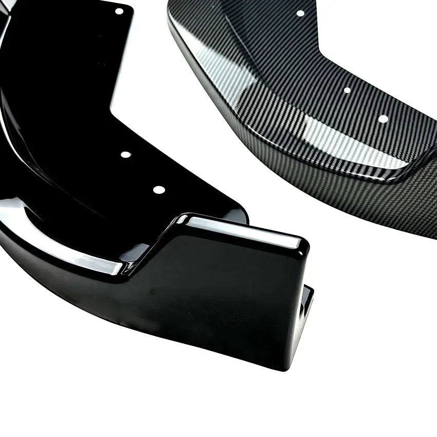 Car Front Bumper Splitter Lip Body Kit Spoiler Diffuser Black Accessories For BMW 3 Series G20 LCI M Sport 320i 325i 2023+