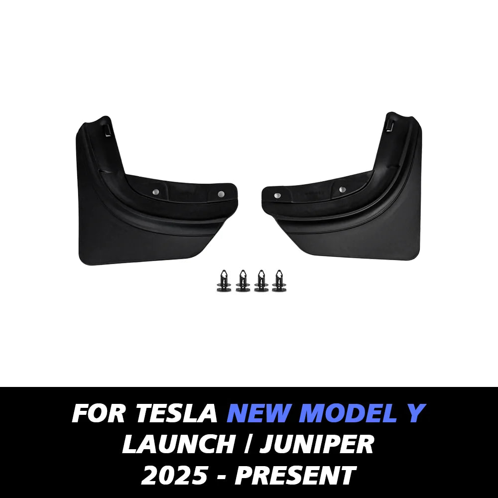 Mud Flaps For Tesla New Model Y 2025 Launch Juniper  No Drilling/Tape Splash Guards Fenders Mudguards Mudflaps
