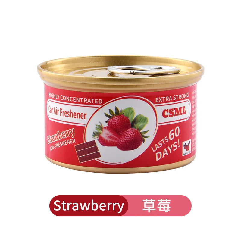 Best-selling Wooden Block Canned Car Aromatherapy, Car Fragrance Paste, Deodorizing Air Freshener, High-end Solid Perfume