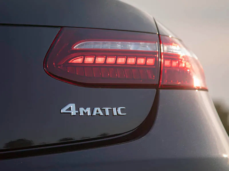 3d ABS Chrome Black 4 Matic Logo 4Matic Emblem Letters Nameplate Car Trunk Badge 4matic Sticker Accessories