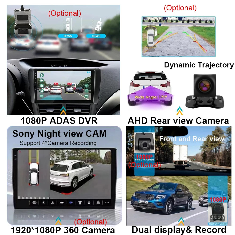 Android 15 For Toyota Camry 7 XV 50 55 2012 2013 2014-2015 2016 2017 Multimedia Carplay Car PlayerNavigation Screen GPS Radio