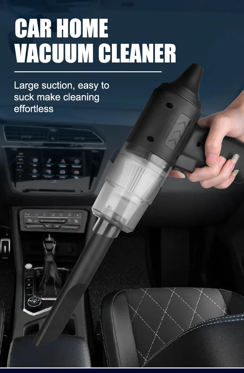 Xiaomi  2900000PA Car Wireless Vacuum Cleaner 120W Powerful Portable Handheld For Home & Auto Lightweight Cordless Rechargeable