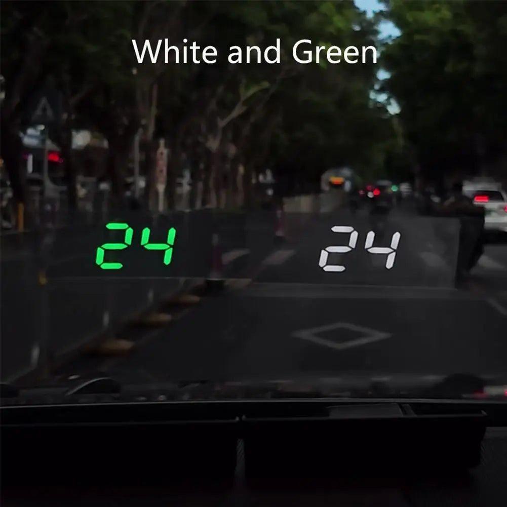 M2 Head Up Display Car Universal Speedometer KMH/MPH HUD USB Cable Plug & Play GPS & Beidou Dual Satellite System