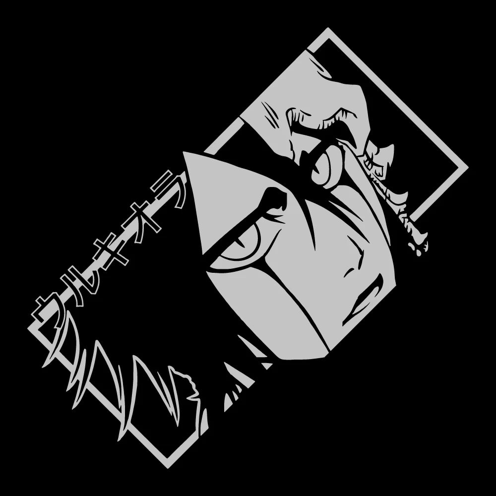 Bleach Decals Sad Hollow Anime Car Stickers Waterproof JDM Accessories Auto Exterior Decorations Car Bumper Window Door Sticker