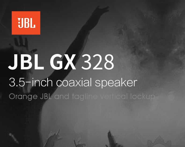 JBL car audio speaker 3.5-inch coaxial tweeter midrange bass full-range car speaker 3.5-inch pair GX328