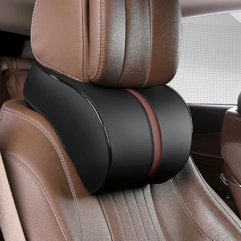 1pc Car Headrest Memory Cotton Car Pillow Neck Pillow Car Waist Pillow Car Pillow Waist Pad Car Supplies