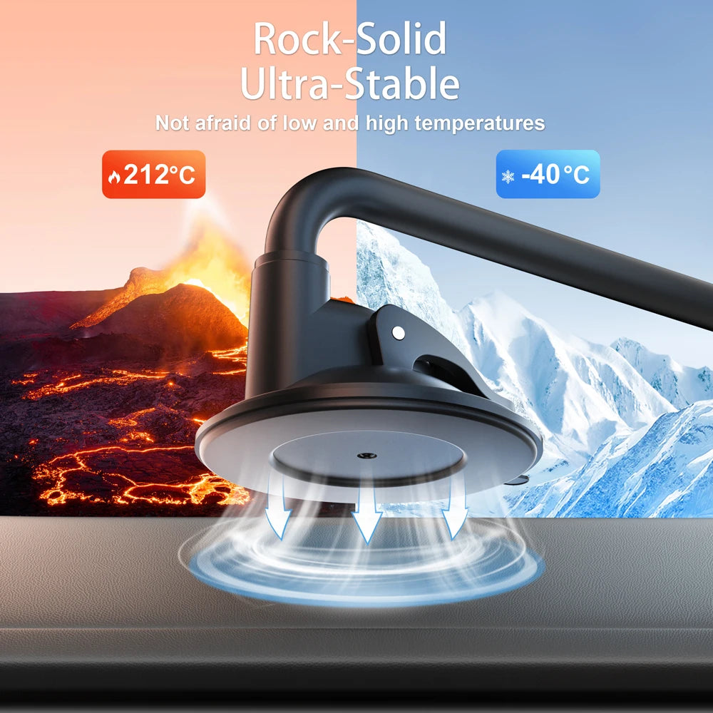 Universal Magnetic Phone Holder Car Long Arm Windshield Dashboard Magnet Car Holder Mount Dock for Phone Mobile Stand for IPhone