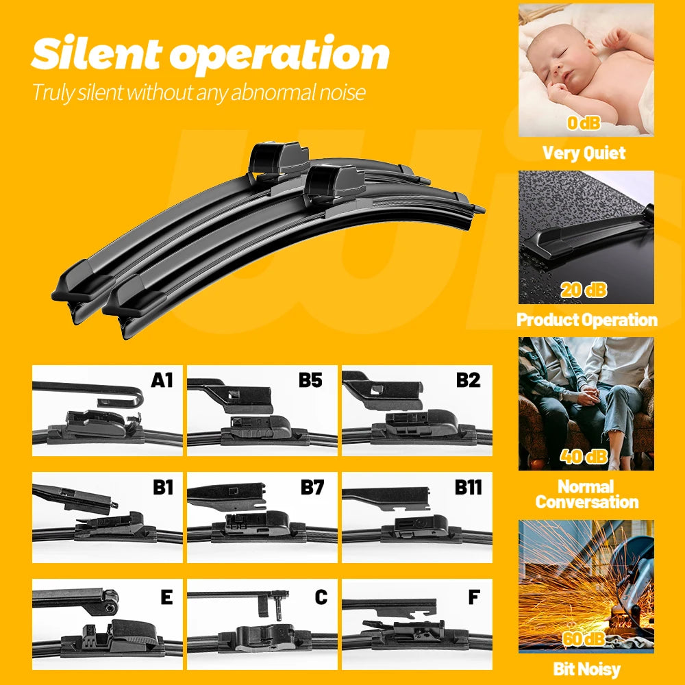 For Ford Explorer Front Wiper Blades 2011-2019 2013 2014 2015 2016 2017 2018 Windscreen Windshield Window Accessories 26"+22"