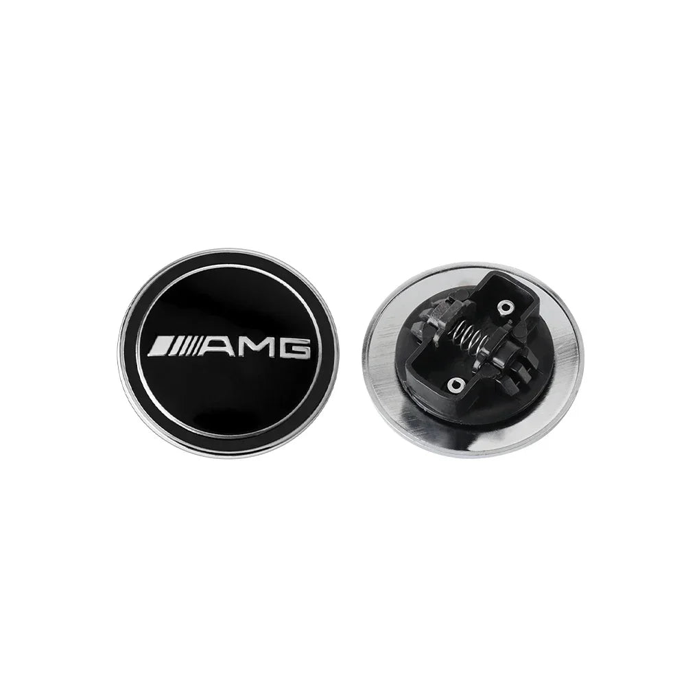Car Metal 57mm Flat Hood Emblem Front Badge Logo For Mercedes Benz AMG W212 W213 W205 W177 W247 W176 CLS CLA CLK CLG GLS X253