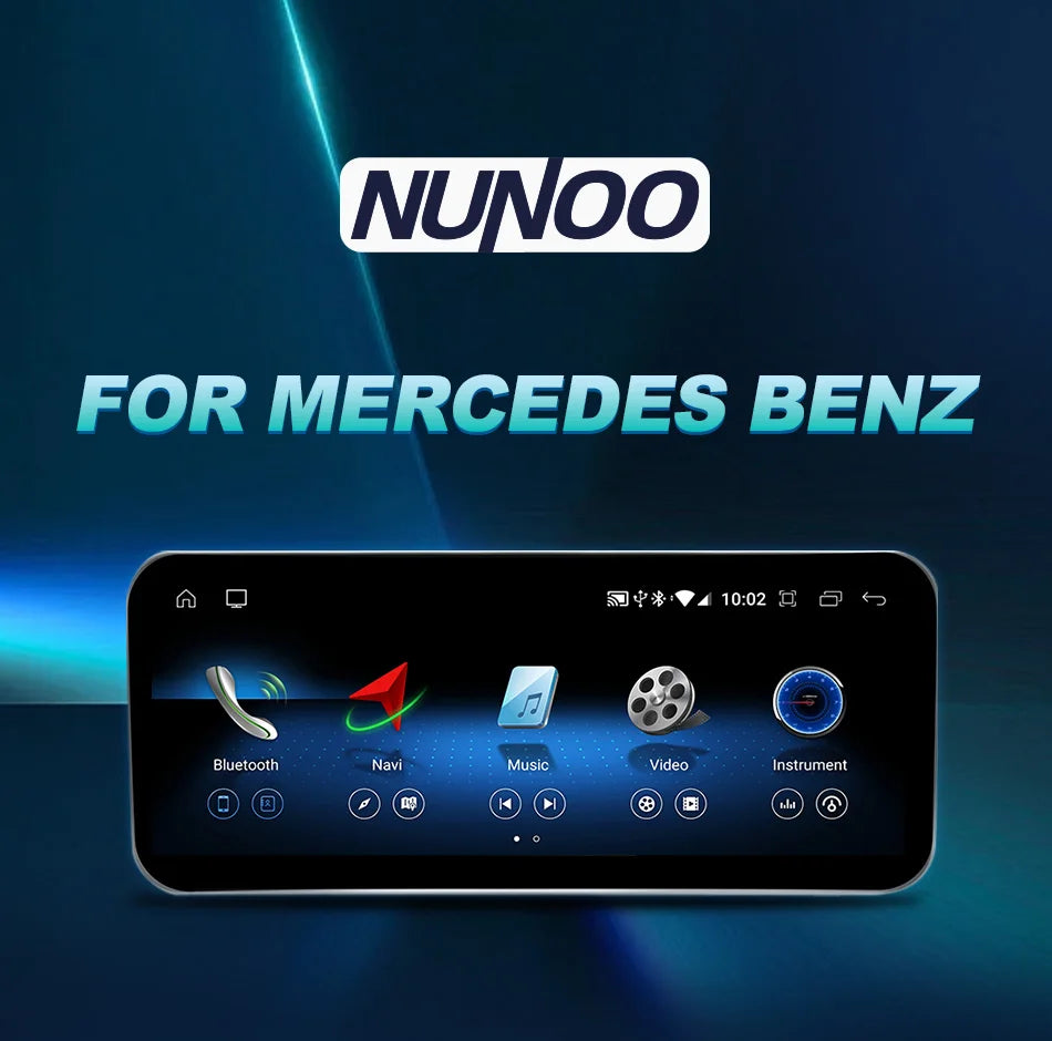 Android 14 Wireless CarPlay For Mercedes Benz C Class W205 Screen Android Auto Multimedia Navigation GPS SWC DSP 4G WiFi