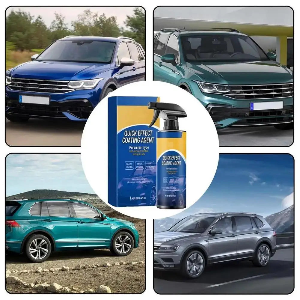 120ml Car Coating Spray Waterless Fast-Acting High-Protection Fast-Acting Car Scratch Remover Long-Lasting And Durable