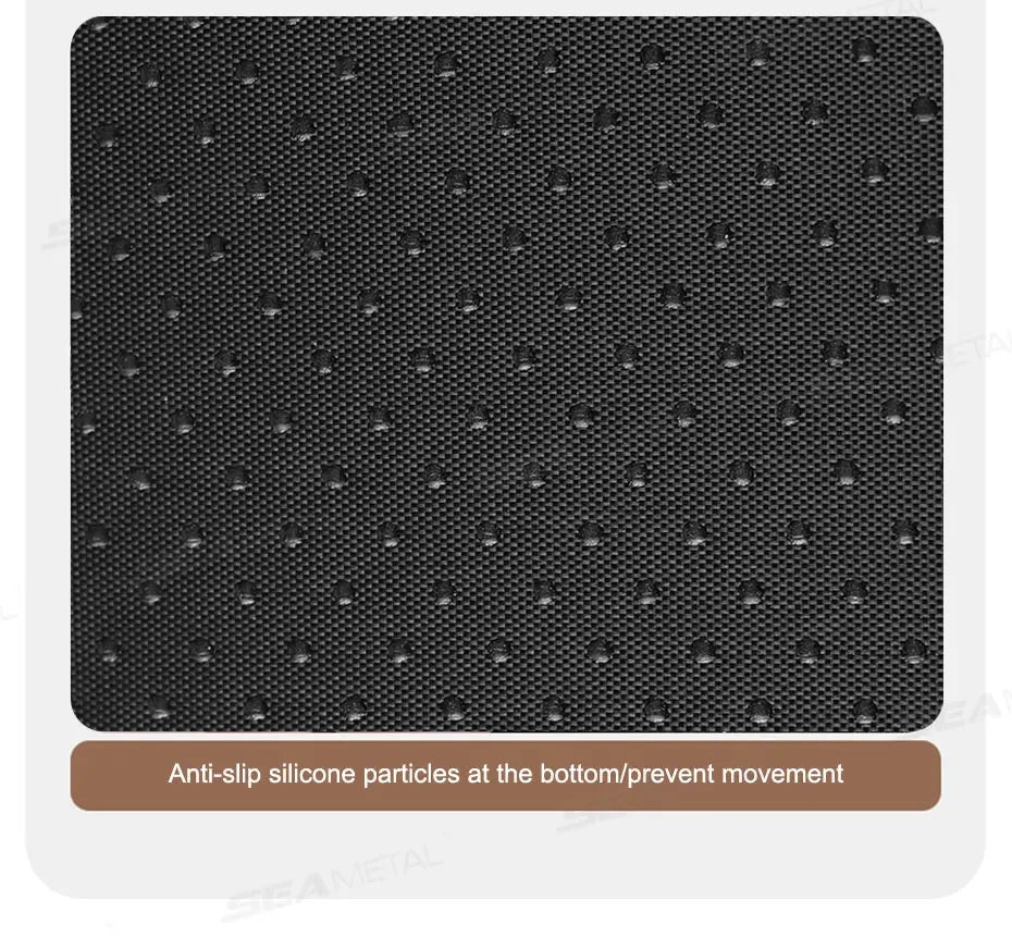 Leather Car Armrest Box Pad Memory Foam Center Console Arm Rest Protector Cover with Storage Pocket Elbow Rest Cushion