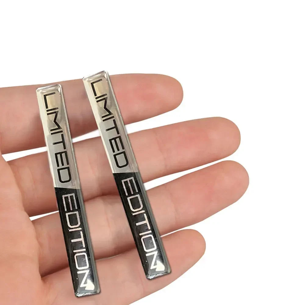 1 Pair 3D Emblem Limited Edition Styling Car Stickers Badge Decal Sticker Auto Door Bumper Trunk Body Side Decor Sticker