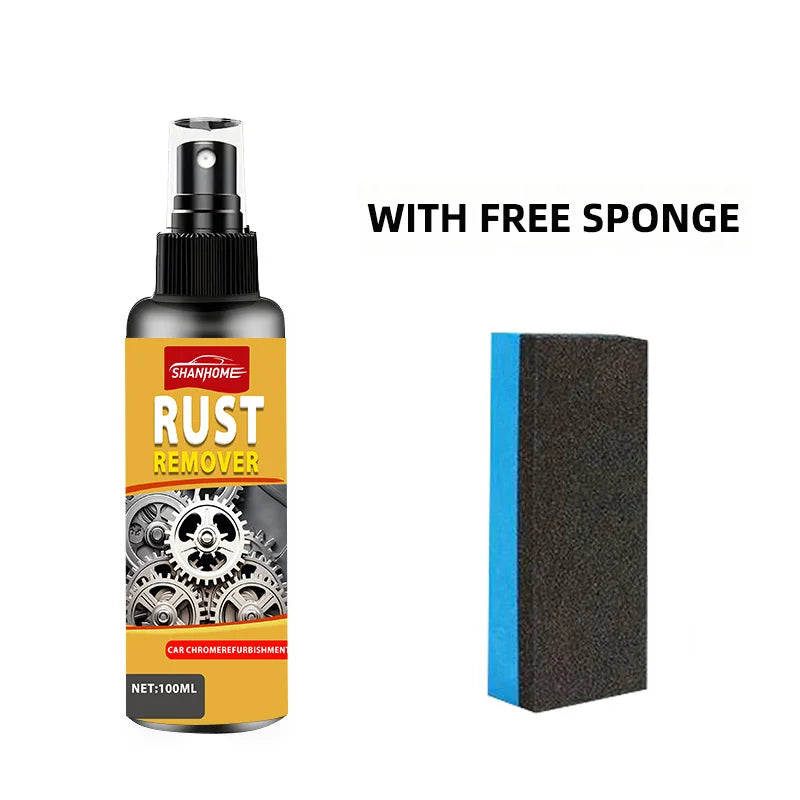 Rust remover cleans metal powerfully removes rust provides rust protection maintenance eliminates brake noise lubricating oil