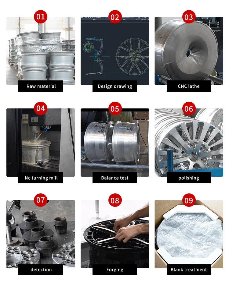 OEM ZXMM Customize Car Wheels 16 18 20 22 24 26 Inch 5X114.3 Forged Aluminum Alloy Wheel Off-road Rim Deep Concave Whee