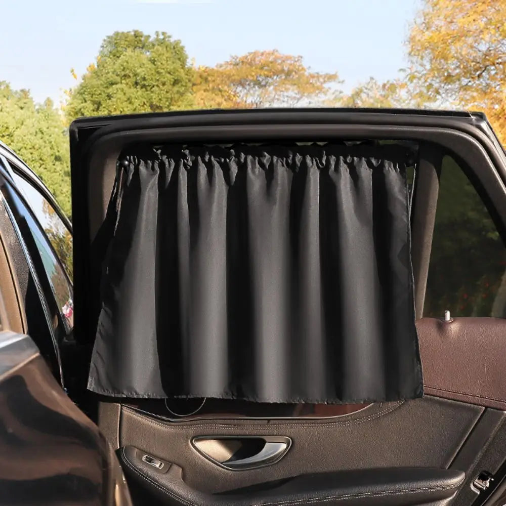 Black Suction Cup Curtain UV Protection Universal Side Window Car Window Sunshade Cover for Kid Baby Children Sunshade Summer