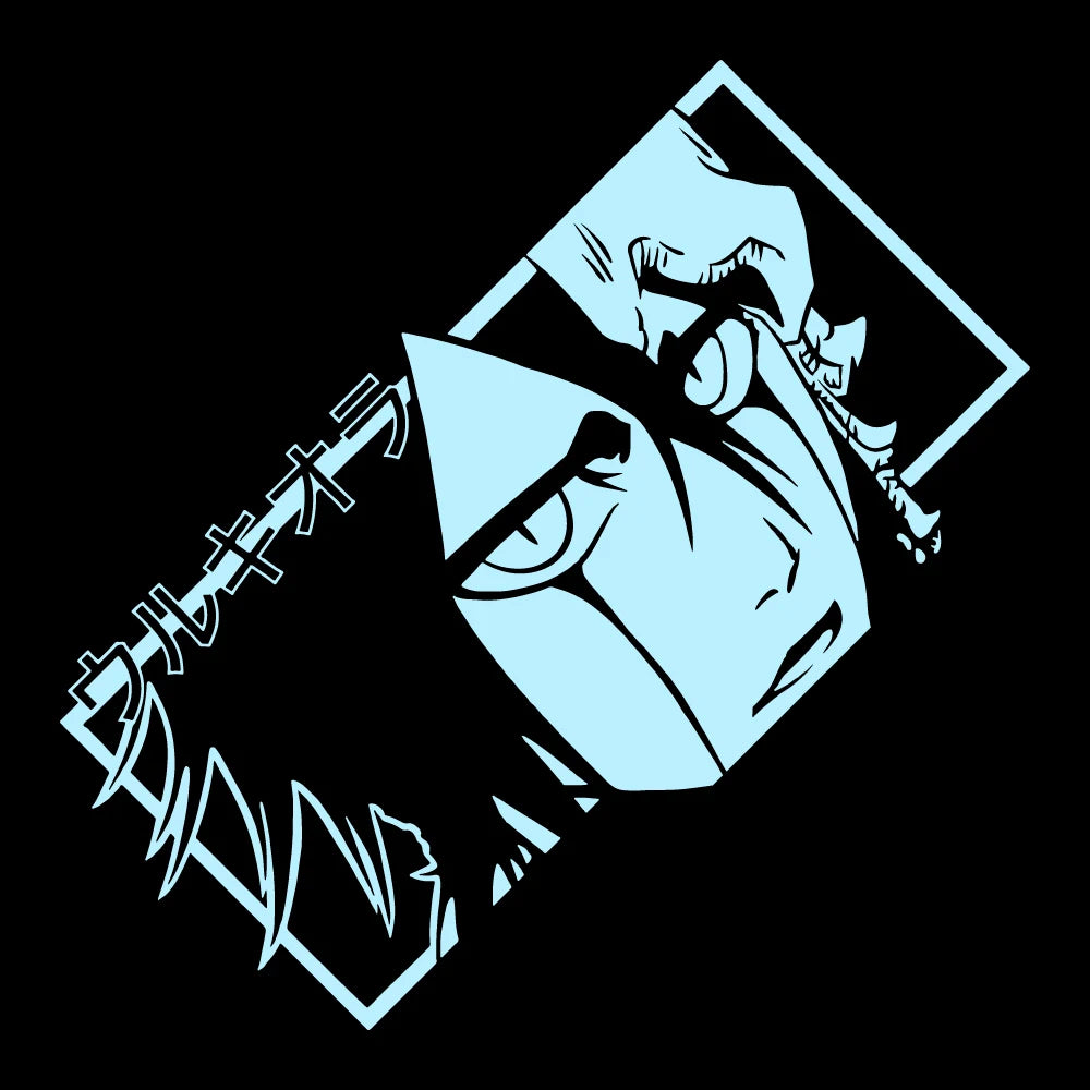 Bleach Decals Sad Hollow Anime Car Stickers Waterproof JDM Accessories Auto Exterior Decorations Car Bumper Window Door Sticker