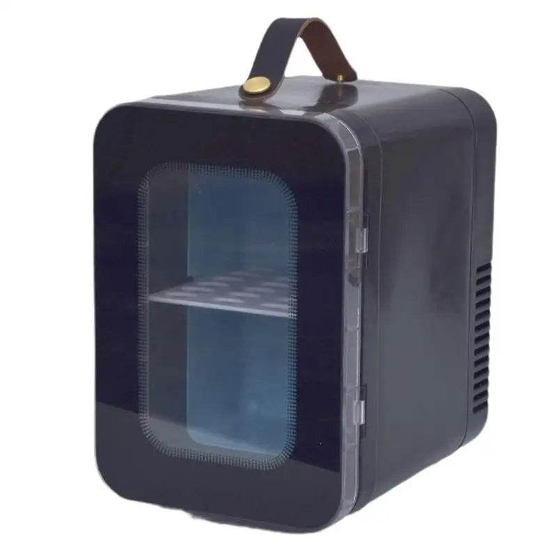 Small Car Refrigerator Intelligent Travel Fridge With 2 Modes 6L Transparent Energy-Saving Cooler Space-Saving Fridge For Home