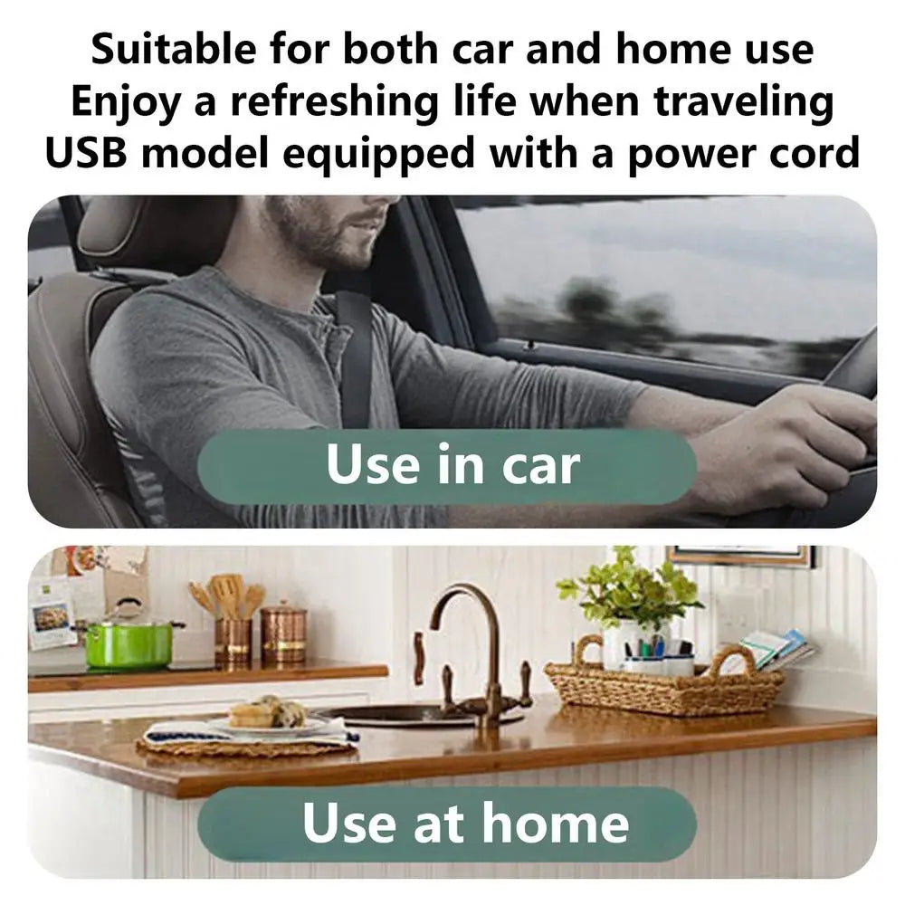 Small Car Refrigerator Intelligent Travel Fridge With 2 Modes 6L Transparent Energy-Saving Cooler Space-Saving Fridge For Home