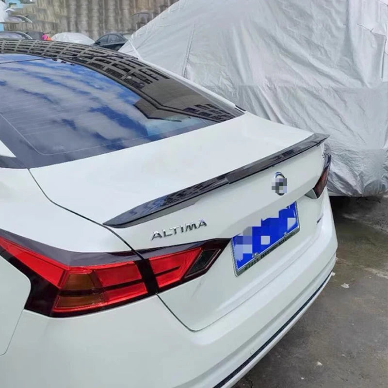 For 2019--2022 Nissan Altima Teana Rear Trunk Spoiler M4 Style Rear Window Roof Spoiler ABS Material Tuning Body Kit Accessories