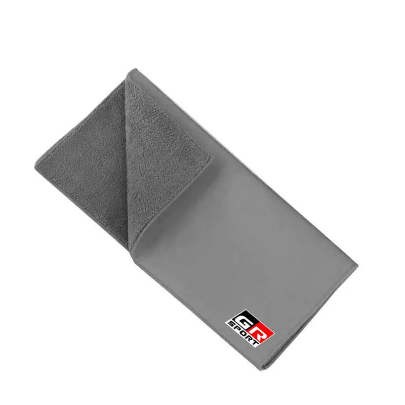 High-grade car cleaning towel without watermark For Toyota GR Sport Gazoo Racing Yaris 86 Corolla Hilux Supra C-HR Accessories