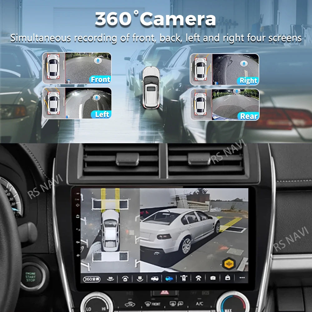 Android 15 For Toyota Camry US 2012 - 2014 2K QLED Android Car Radio Multimedia Video Player GPS Stereo CarPlay 4G Head Unit