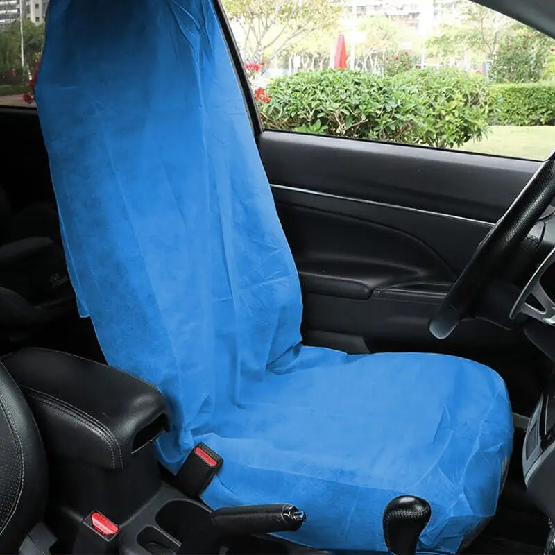 2 Pcs Universal Car Seat Cover Disposable Non-Woven Fabric Vehicle Dustproof Waterproof Cleaning Beauty Repair Car Protector New