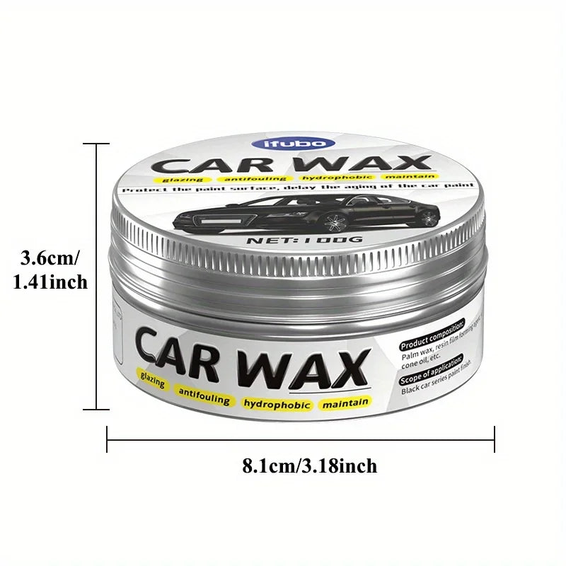 Dark automotive wax - enhanced shine, scratch resistant, repair and protective coating - for all black vehicles
