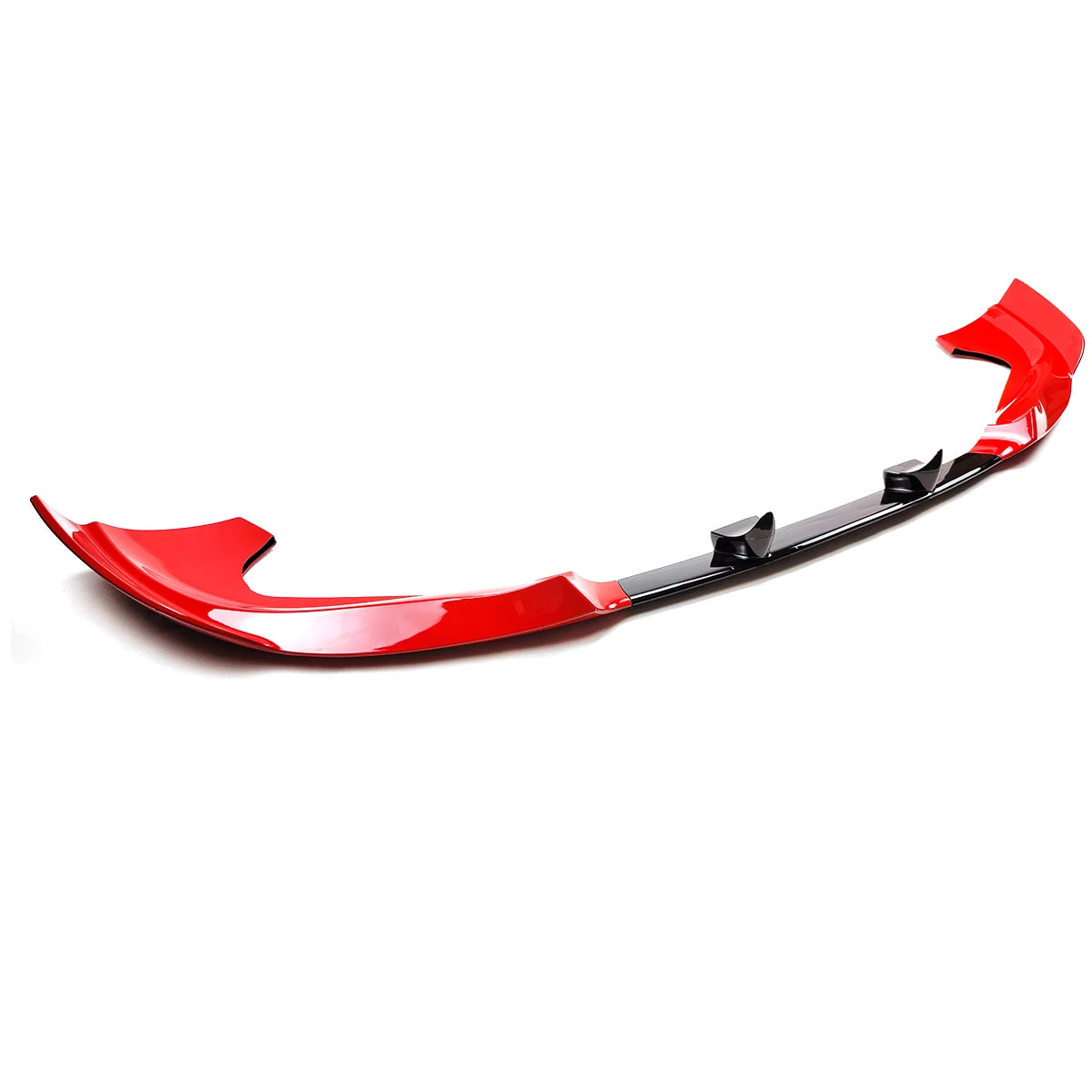 3PCS For Jeep Grand Cherokee SRT 2012 -2016 SRT8 Car Front Bumper Lip Splitter Spoiler Carbon Fiber Style Body Kit White Red