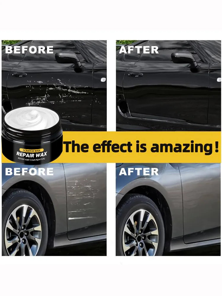 Scratch wax a universal special car paint repair product is a magic tool for removing car scratches  achieving in-depth vehicle