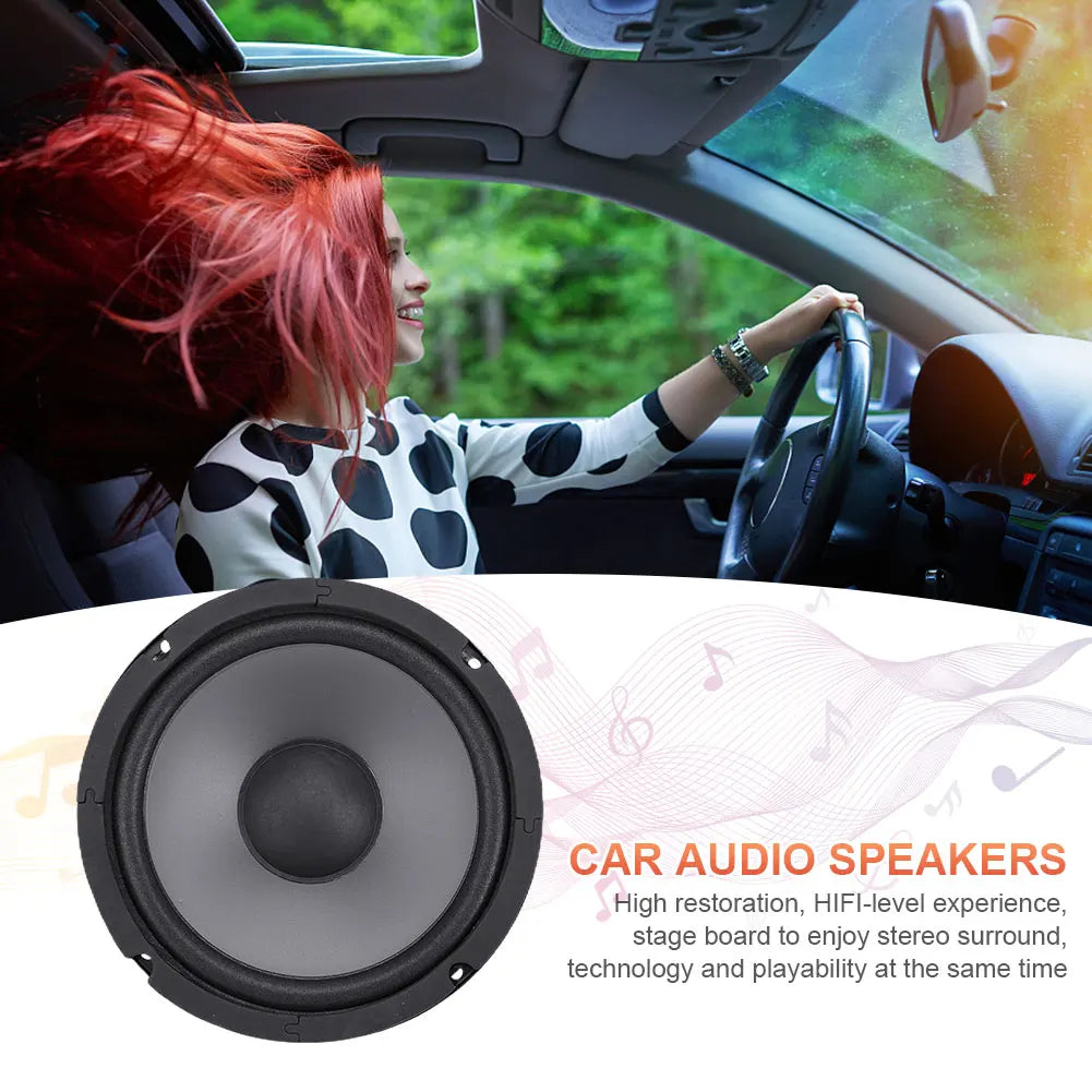 4/5/6 Inch Car Speakers 600W 2-Way Vehicle Door Audio Music Stereo Subwoofer Full Range Frequency Automotive Speakers 1PCS