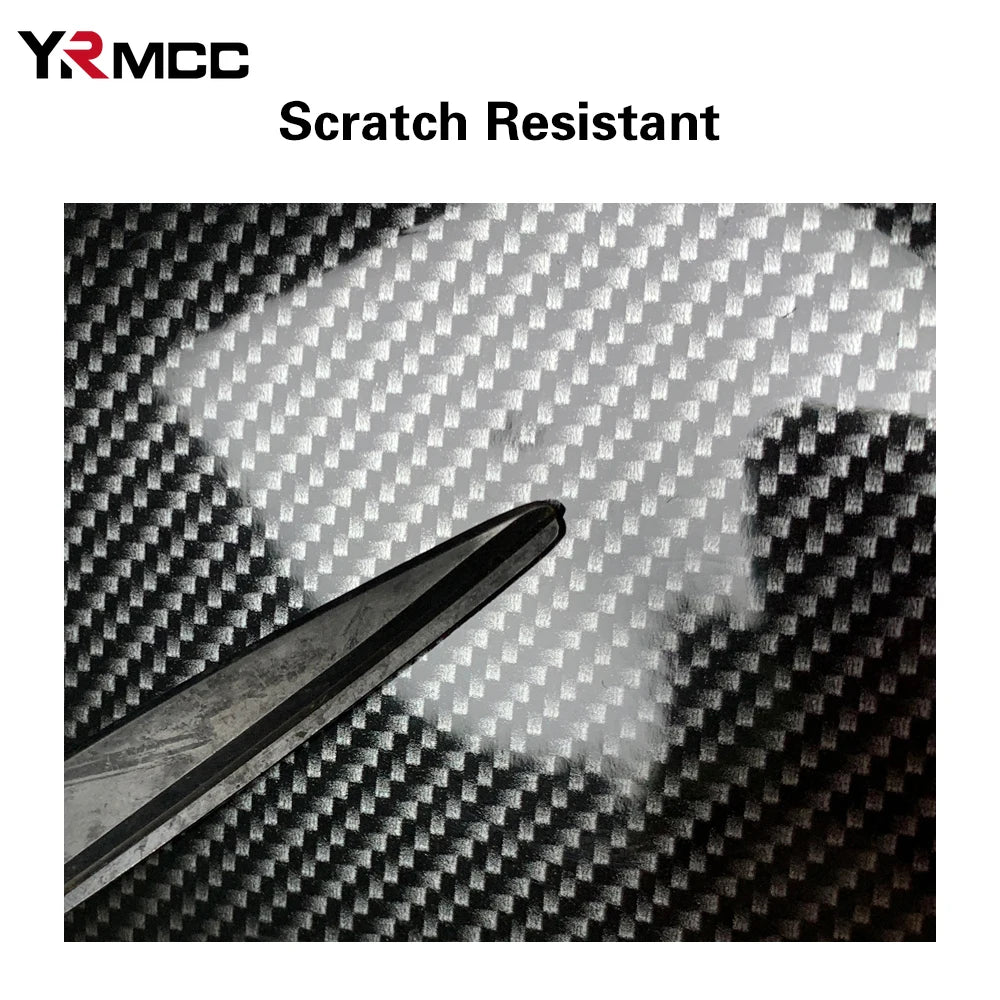 9D Carbon Fiber Car Sticker Self Adhesive Glossy Black Vinyl Wrap Film Anti-Scratch Auto Decoration Sticker for Cars Accessories