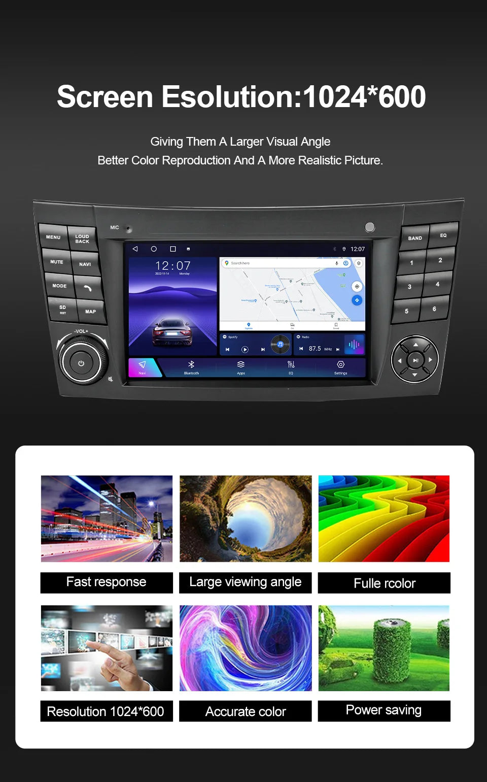 Android Radio For Mercedes Benz E-class W211 E200 E220 E300 E350 E240 E270 E280 CLS CLASS W219 Car Player Wireless Carplay Auto