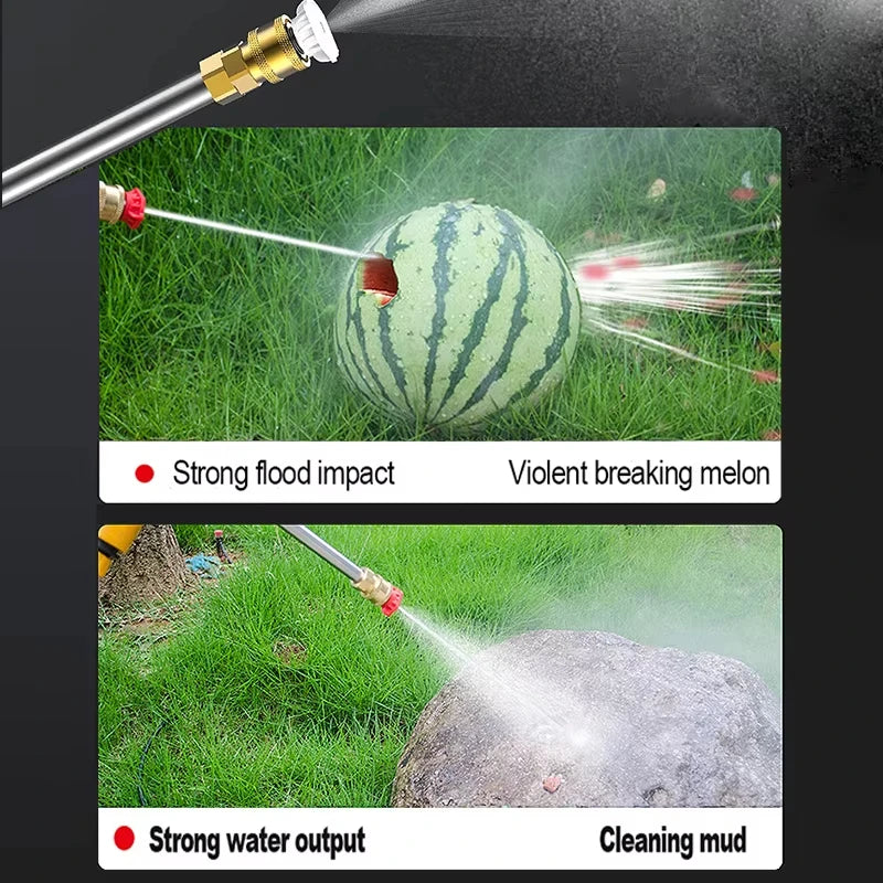 20000mAh Portable Cordless Pressure Washer 300W 60Bar Foam Generator Spray Cleaner Suitable for Car Washing Garden Watering