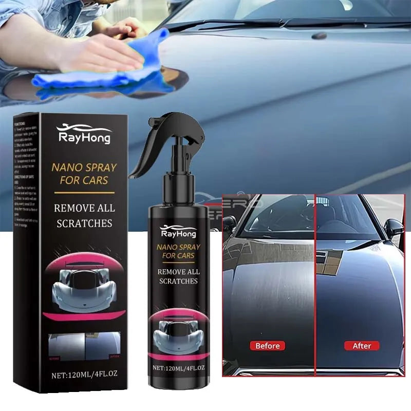 30/120ML Car Nano Coating Spray Liquid Wax Polish Paint Sealant Water Repellent Protective Layer for Automotive Detailing Shine