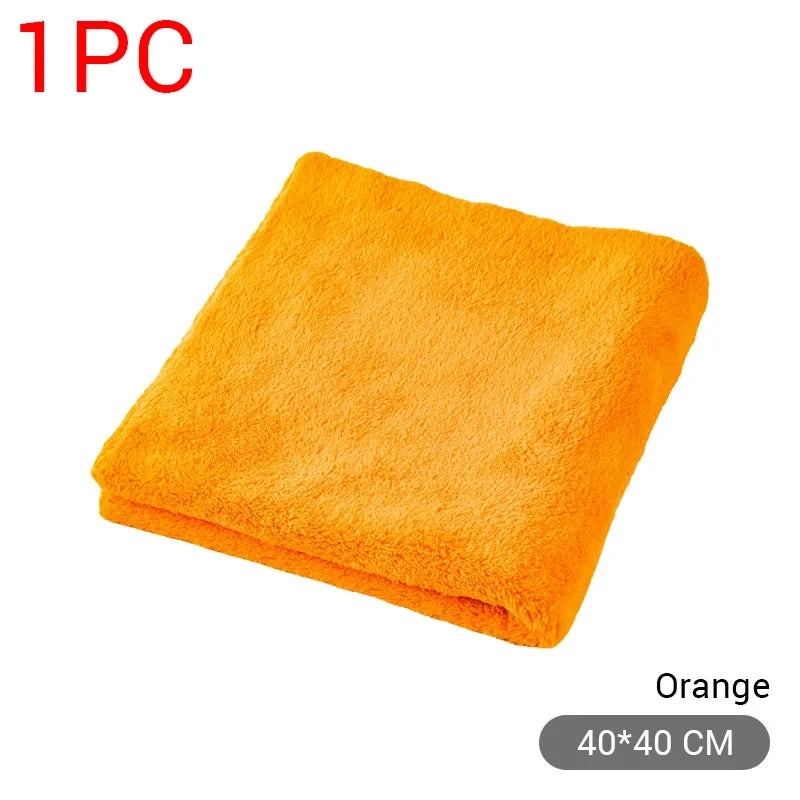 SEAMETAL Microfiber Car Towel Super Absorbency Car Cleaning Care Cloth Auto Towel One-Time Fast Drying for Car Wash Accessories