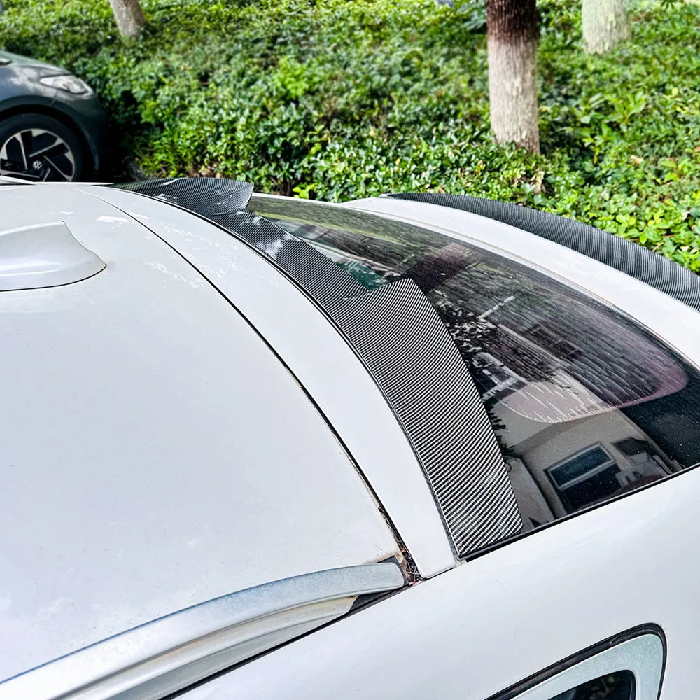 For BMW X4 F26 2014 2015 2016 2017 2018 Bodykit Car Rear Trunk Lid Rear Window Black Carbon Spoiler Wings Tuning Accessorie Part