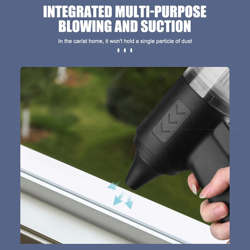 Xiaomi  2900000PA Car Wireless Vacuum Cleaner 120W Powerful Portable Handheld For Home & Auto Lightweight Cordless Rechargeable