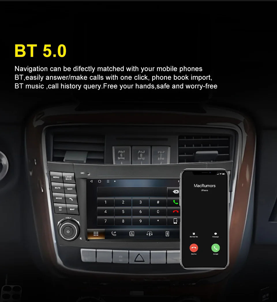 Android Radio For Mercedes Benz E-class W211 E200 E220 E300 E350 E240 E270 E280 CLS CLASS W219 Car Player Wireless Carplay Auto