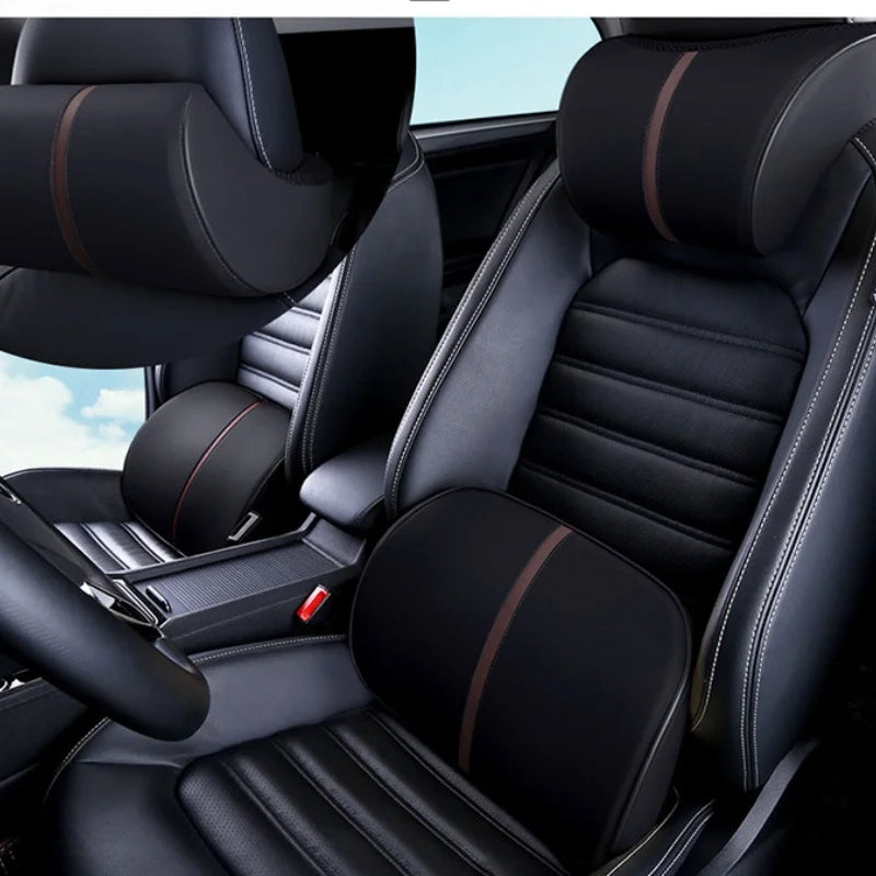 1pc Car Headrest Memory Cotton Car Pillow Neck Pillow Car Waist Pillow Car Pillow Waist Pad Car Supplies