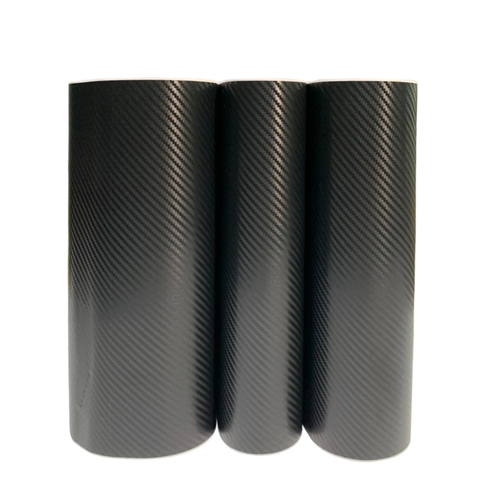 9D Carbon Fiber Car Sticker Self Adhesive Glossy Black Vinyl Wrap Film Anti-Scratch Auto Decoration Sticker for Cars Accessories