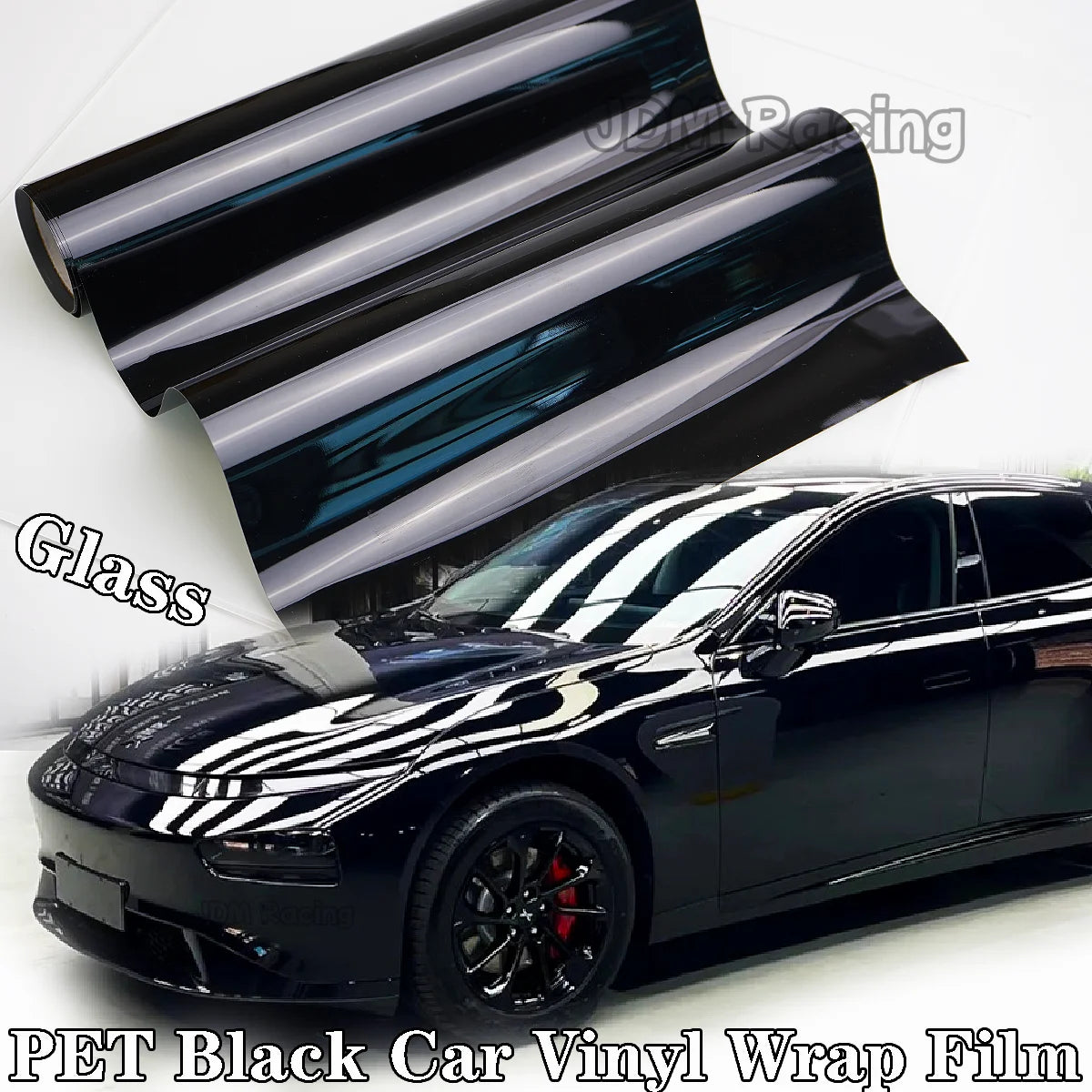 Ultra Glossy Black Auto Stickers for Car Wrap Vinyl Accessories for Vehicles Car Film Cover Wrapping Foil Sticker on the Hood