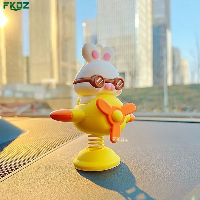 Shake Happy Creative Car Ornament Electric Car Shaking Ornament Personalized Car Relaxation Fun Ornament Desktop Decoration