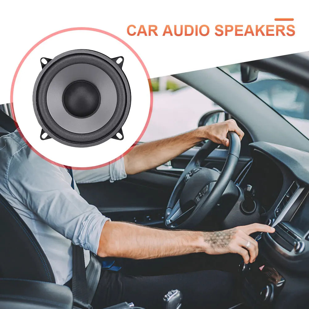 4/5/6 Inch Car Speakers 600W 2-Way Vehicle Door Audio Music Stereo Subwoofer Full Range Frequency Automotive Speakers 1PCS