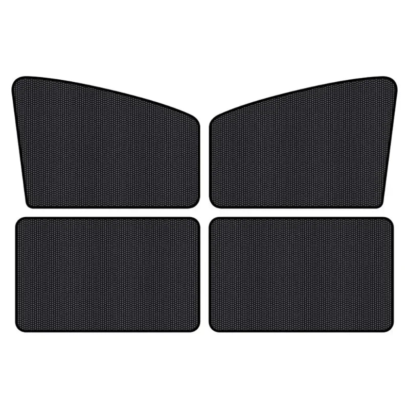Car 5D Magnetic Mesh Sunshade Heat Insulation Strong Magnetic Adsorption Type Sunscreen Covers Car Side Window Blackout Curtains