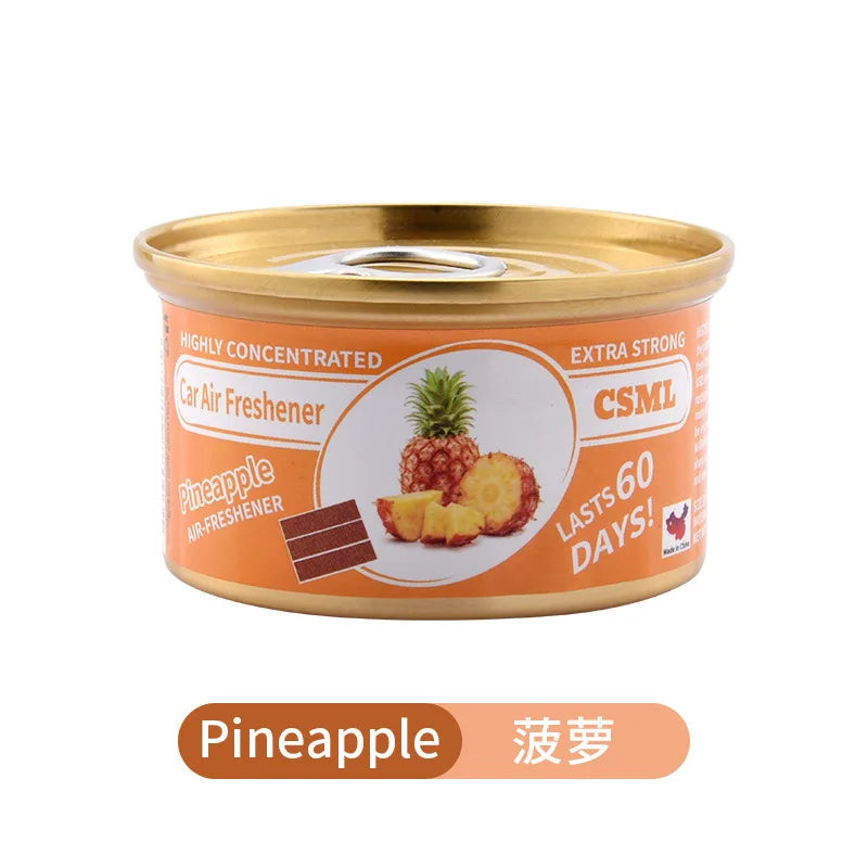 Best-selling Wooden Block Canned Car Aromatherapy, Car Fragrance Paste, Deodorizing Air Freshener, High-end Solid Perfume
